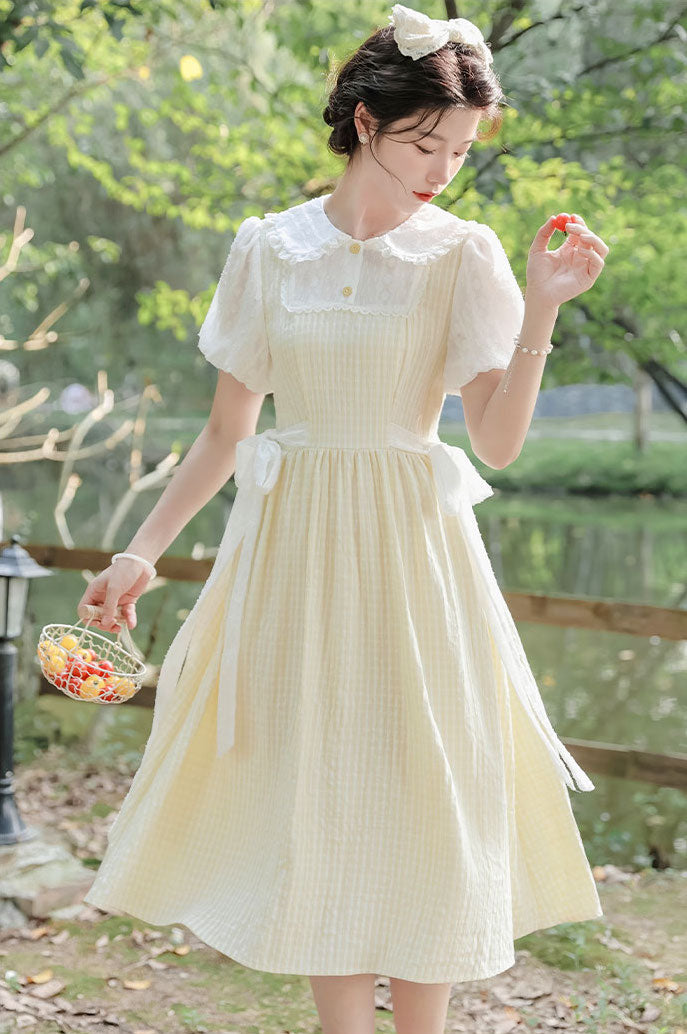 Gingham Picnic Twofer Dress (3 Colors)