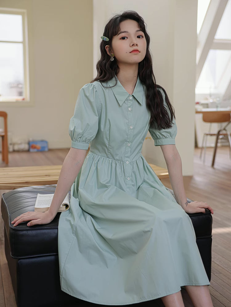 Everyday Midi Shirt Dress (2 Colors)