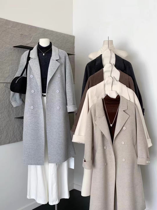 Everyday Neutrals Faux Wool Coat (5 Colors)