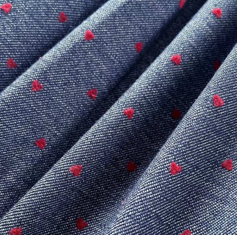 Poison Apple Midi Dress (Blue/Red)