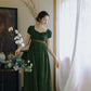 Ivy Regency Maxi Dress (Deep Olive)