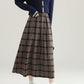 Autumnal Plaid Midi Skirt (3 Colors)