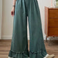 Denim Lace Flare Pants (3 Colors)