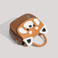 Red Panda Crossbody Bag (Brown)