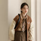 Boyfriend Baseball Jacket (Brown)