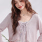 Iris Floral Lace Midi Cami Dress & Cardigan (Purple)