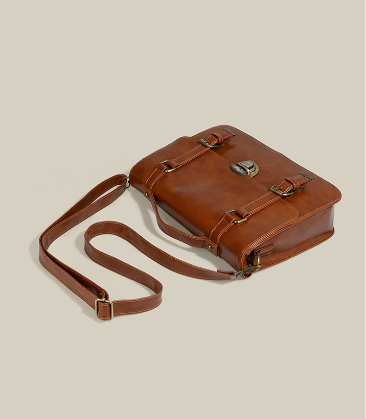 Classic Buckle Satchel Bag (3 Colors)