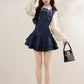 Prep Plaid Mini Dress & Blouse (2 Colors)