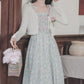 Marshmallow Floral Cami Dress (Mint/Pink)
