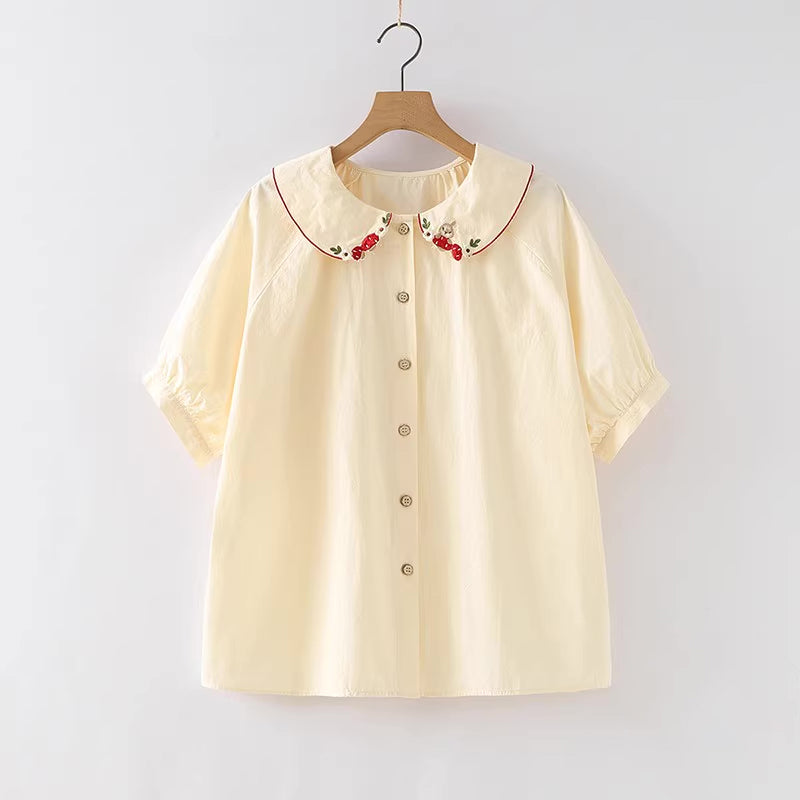 Mushroom Squirrel Blouse (2 Colors)