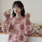 Checkerboard Biscuit Sweater (2 Colors)