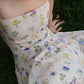 Floral Poetry Cami Maxi Dress (White)