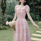 Patchwork Floral Maxi Dress (Pink)