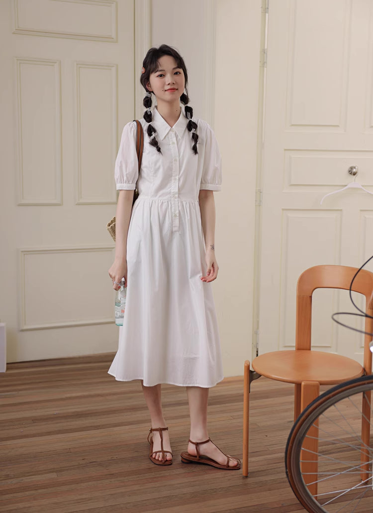 Everyday Midi Shirt Dress (2 Colors)