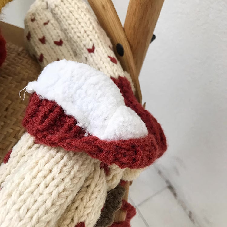 Reindeer Crochet Mittens (10 Colors)