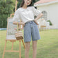 Budding Blossoms Short Sleeve Blouse (2 Colors)
