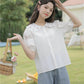 Budding Blossoms Short Sleeve Blouse (2 Colors)