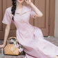 Wisteria Midi Shirt Dress (Lilac)
