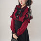 My Villain Arc Blouse & Skirt (Maroon/Black)