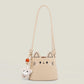 Cat Bucket Bag (Beige)