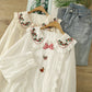 Strawberry Picnic Embroidered Blouse (2 Colors)