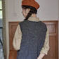 Chocolate Buttons Knitted Vest (2 Colors)