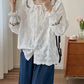 Forest Floor Embroidered Blouse (2 Colors)