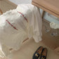 Floral Chain Embroidered Blouse (White)