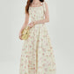 Flower Girl Maxi Dress (White)