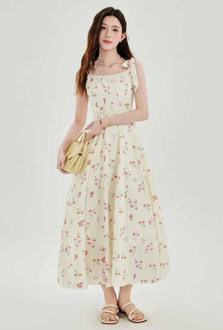 Flower Girl Maxi Dress (White)