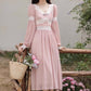 Rose Fairy Midi Dress (Pink)