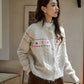 Floral Embroidered Round Neck Cardigan (3 Colors)