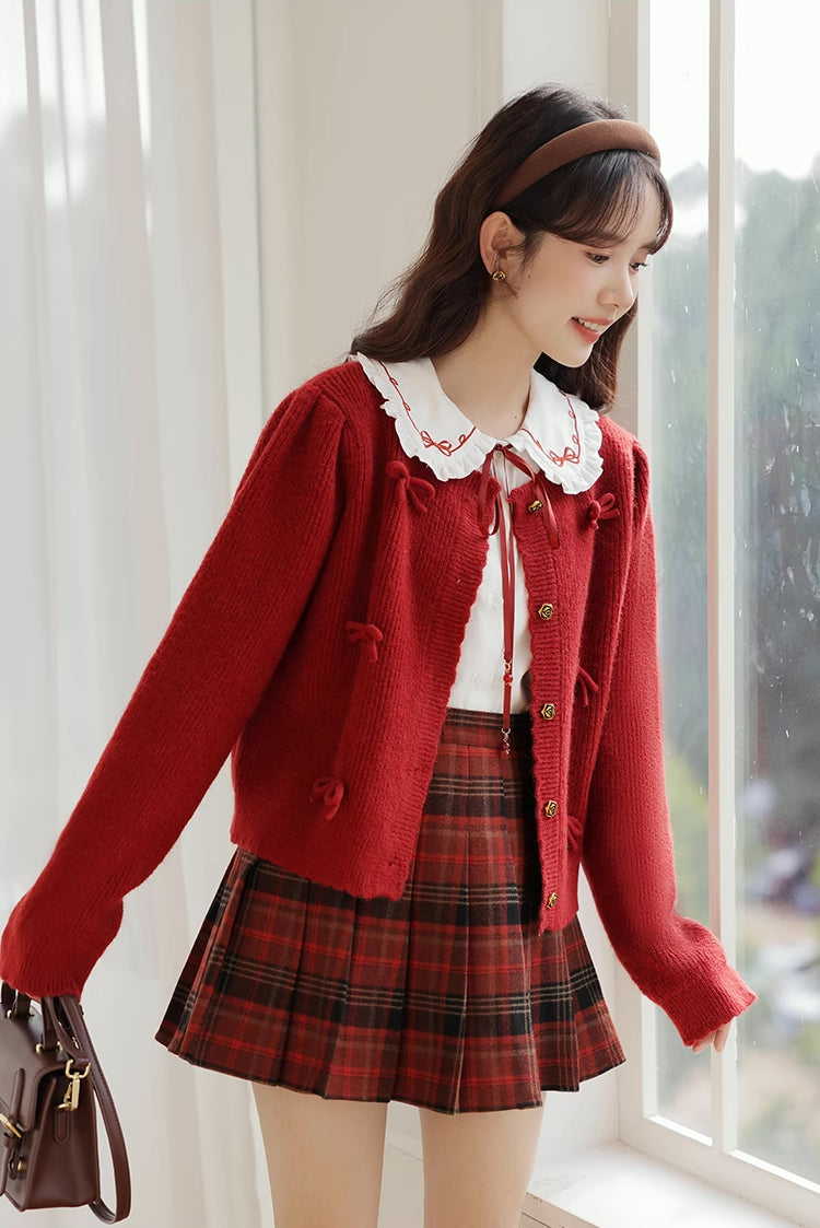 Bow-tiful Cardigan (4 Colors)