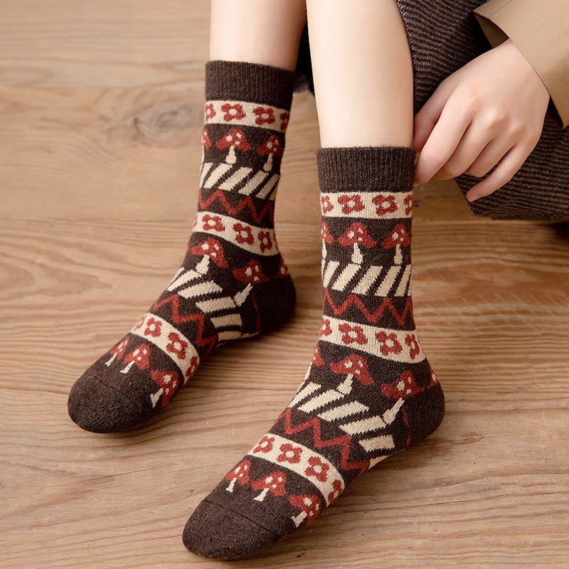 Funky Mushroom Socks (6 Styles)