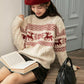 Reindeer Fair Isle Sweater (Cream)