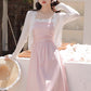 Coco Plaid Midi Cami Dress (Pink)