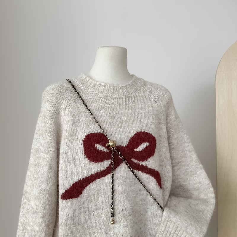 Big Bow Sweater (4 Colors)