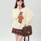Fuzzy Bear Sweater (Cream)