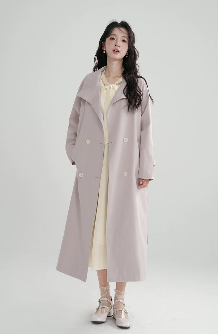 Laven Trench Coat (Purple)