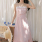 Coco Plaid Midi Cami Dress (Pink)
