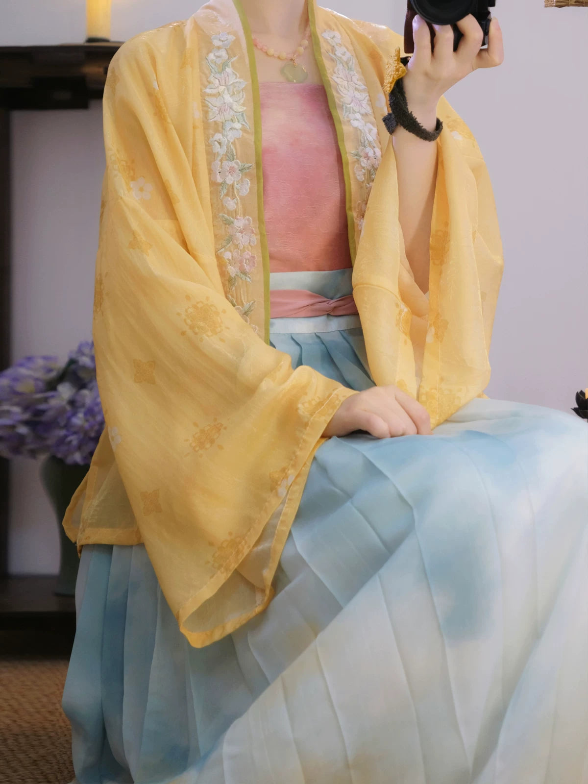 Watercolor Ombre Song Hanfu Set (2 Colors)
