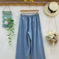 Forest Floor Embroidered Denim Pants (2 Colors)
