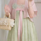 Peach Willow Qixiong Dress (Pink/Green)