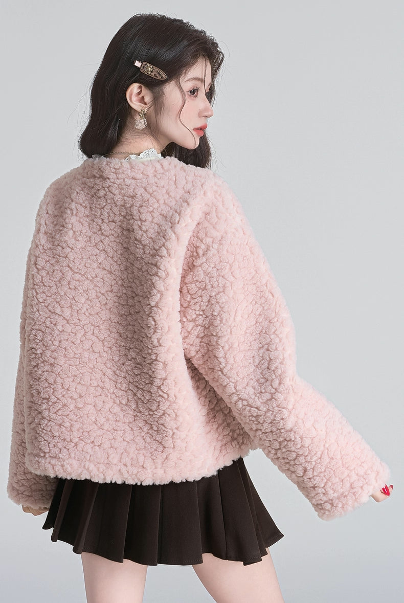 Sherpa Scarf Jacket (2 Colors)