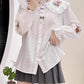 Flower Basket Embroidered Blouse (2 Colors)