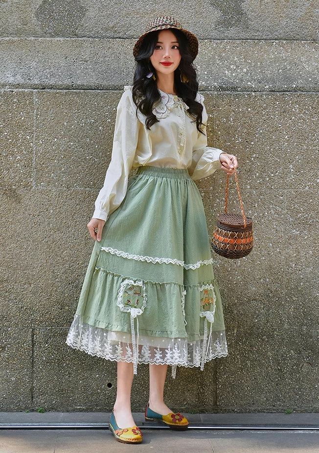 Forest Fairy Midi Skirt (2 Colors)