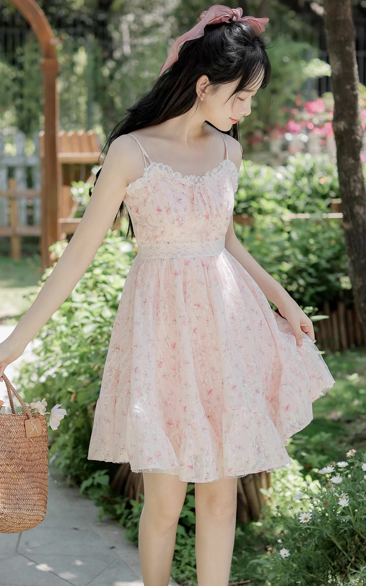 Sakura Twirl Mini Cami Dress (2 Colors)