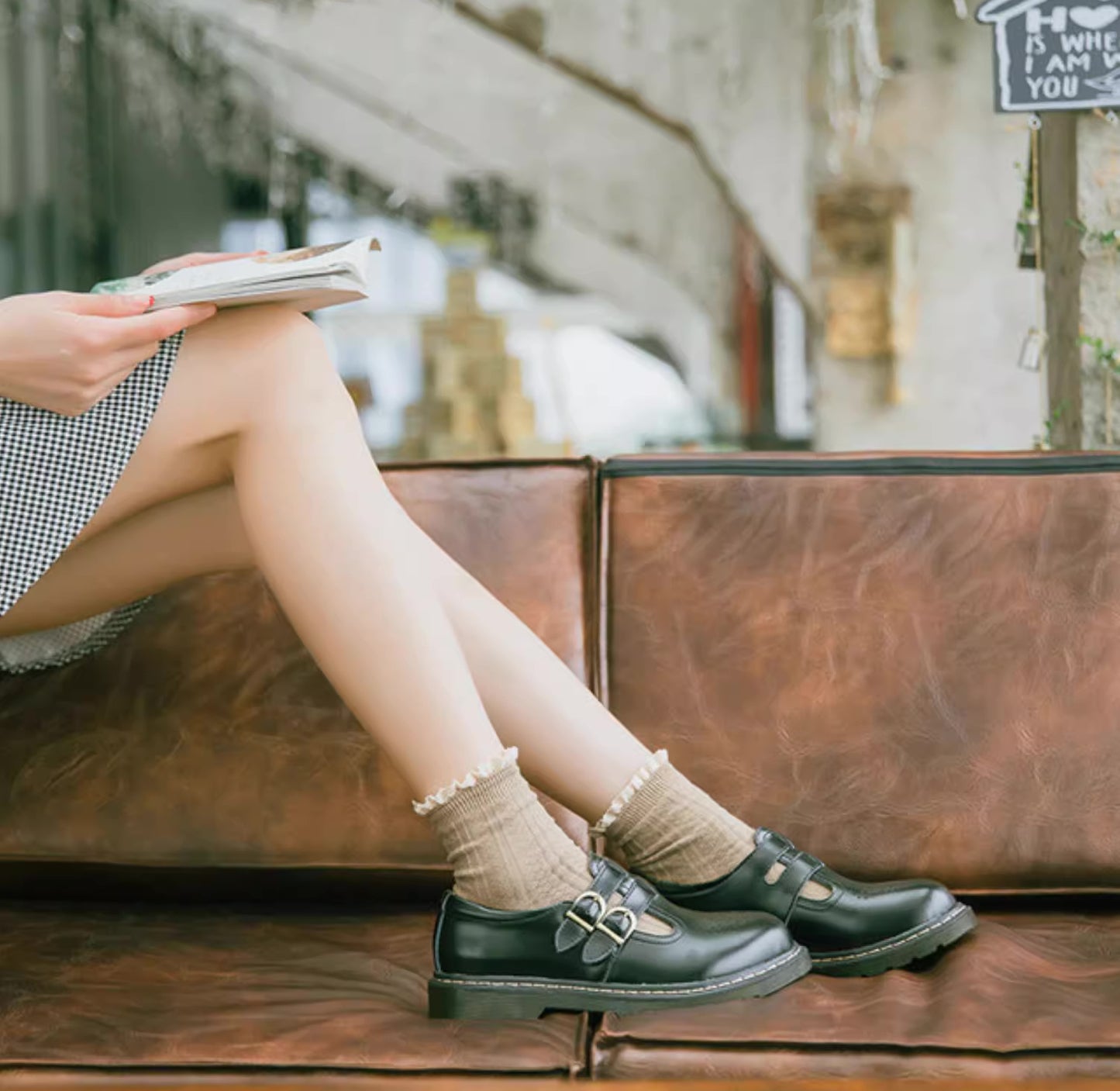 Double Buckle Mary Jane Brogues (2 Colors)