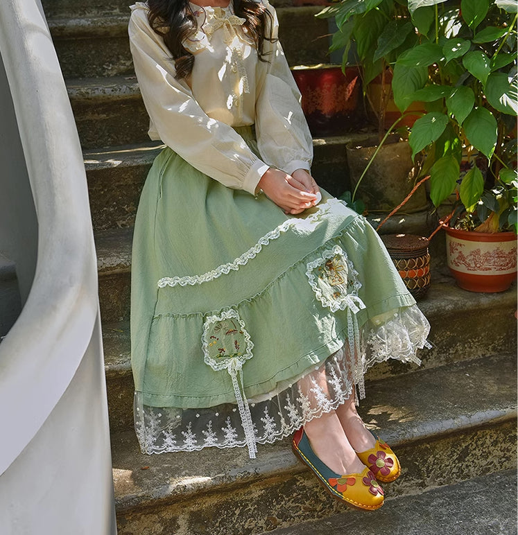 Forest Fairy Midi Skirt (2 Colors)
