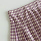 Gingham Knit Pleated Skirt (7 Colors)